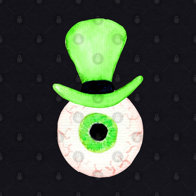 GENTLEMAN EYEBALL IN A TOP HAT by iskybibblle